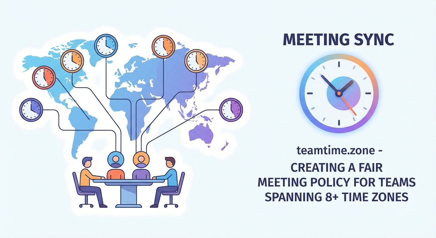 Creating a Fair Meeting Policy for Teams Spanning 8+ Time Zones - Illustration 1