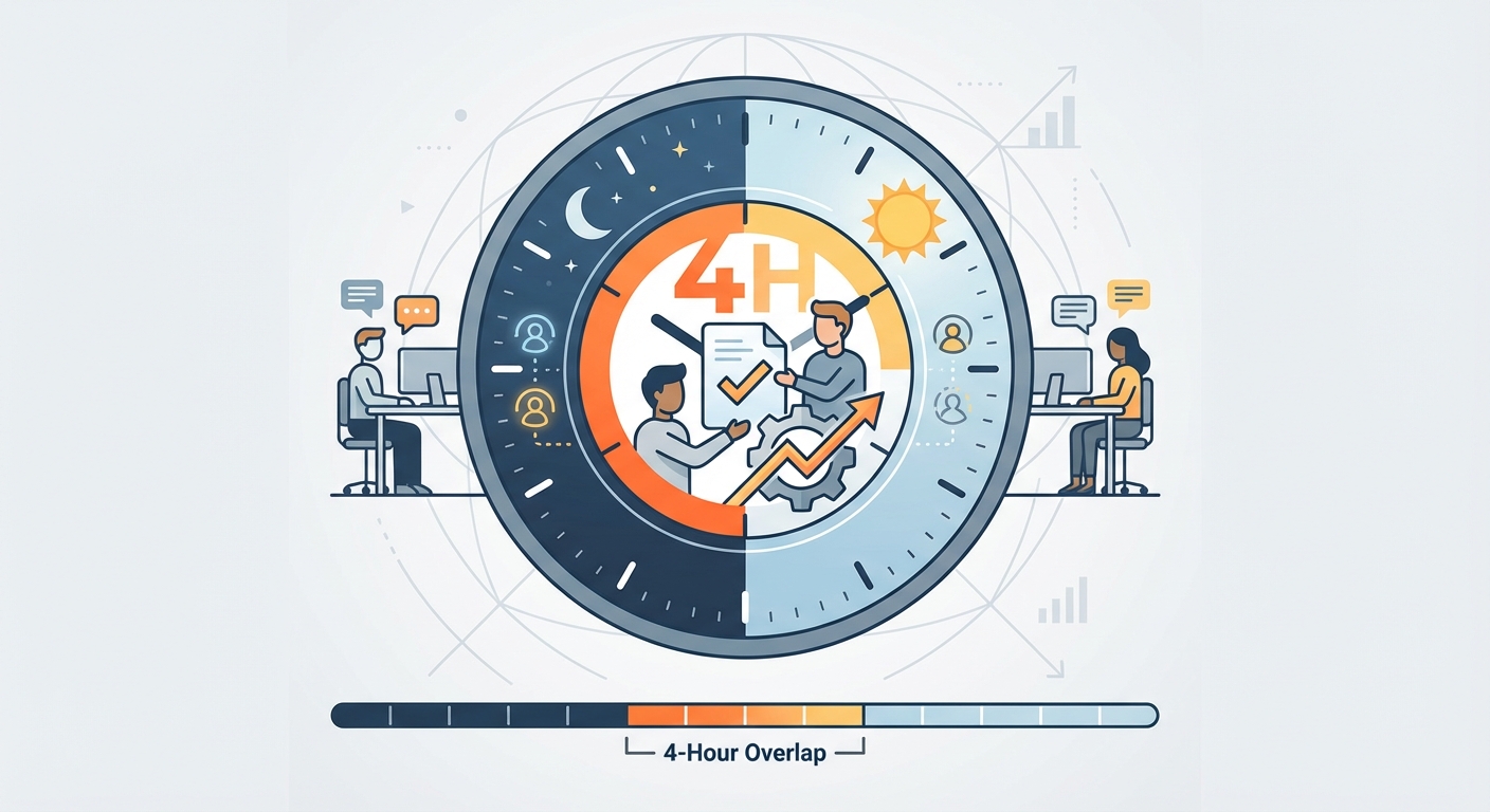 The 4-Hour Overlap Method: Maximizing Productivity When Your Team Spans 12 Time Zones
