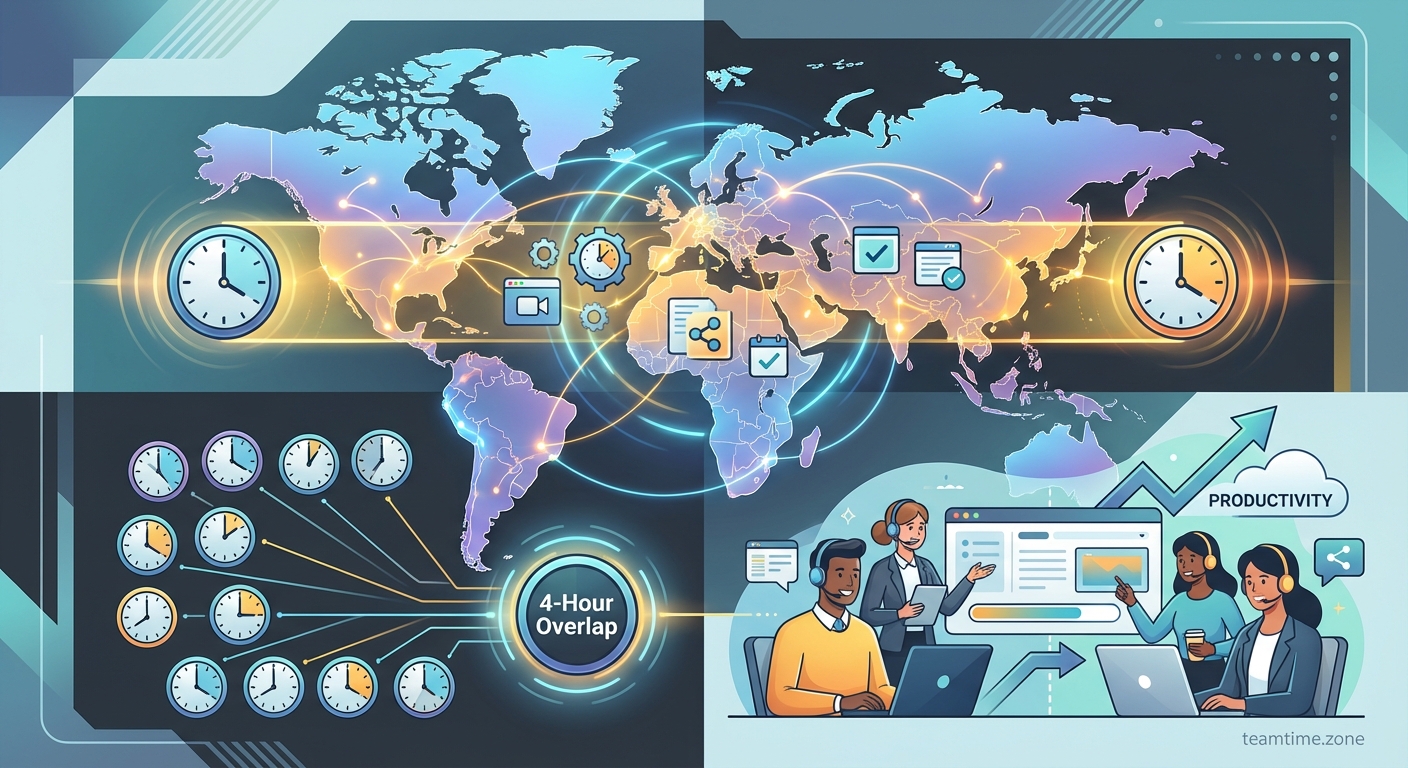 The 4-Hour Overlap Method: Maximizing Productivity When Your Team Spans 12 Time Zones