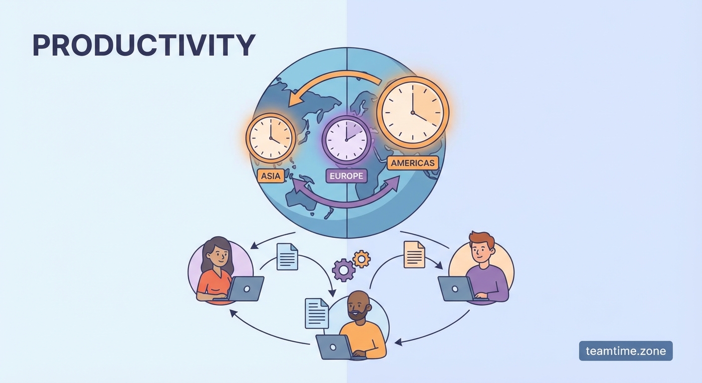 Why Your Distributed Team Needs a Follow-the-Sun Workflow (And How to Build One) - Illustration 2
