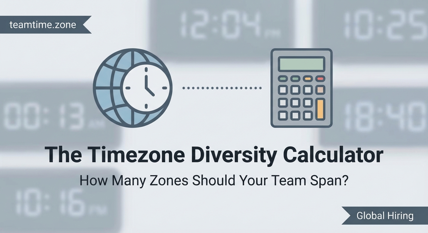 The Timezone Diversity Calculator: How Many Zones Should Your Team Span? - Illustration 2