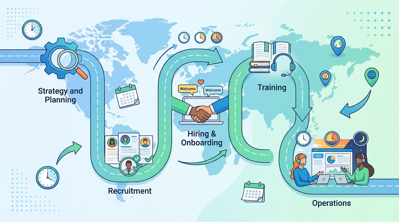 Building a Follow-the-Sun Support Team: The Complete Hiring Roadmap