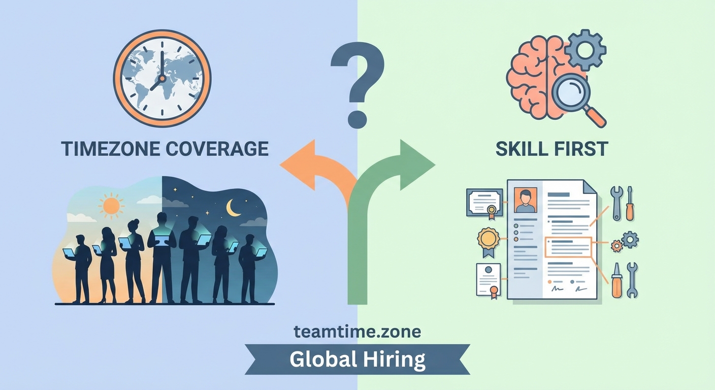 Should You Hire for Timezone Coverage or Skill First? — 2