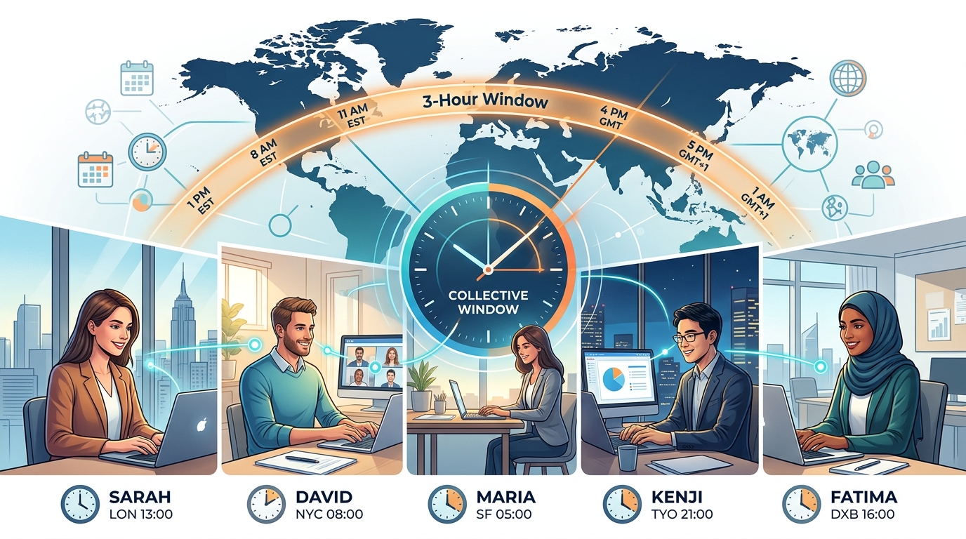The 3-Hour Window Rule: How to Find Meeting Times Everyone Can Actually Attend