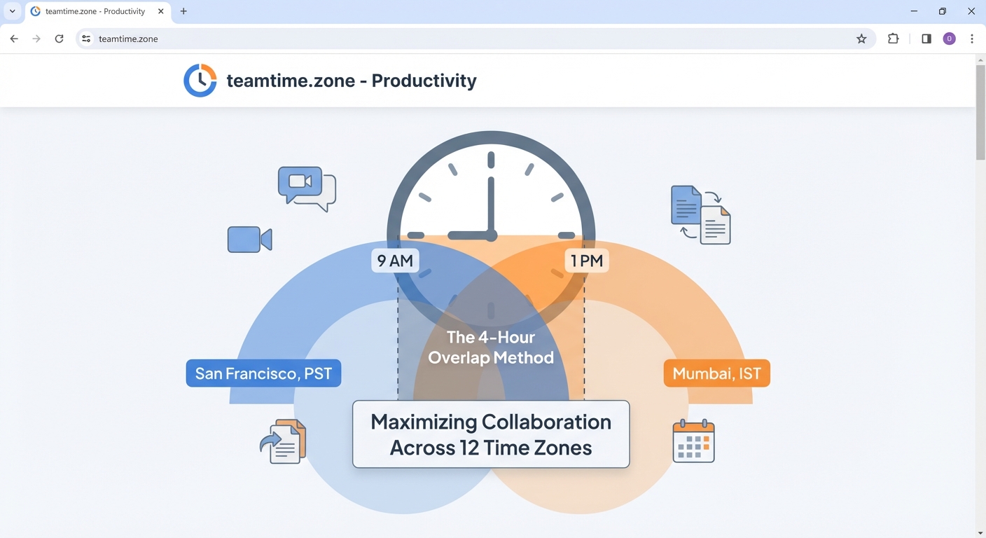 The 4-Hour Overlap Method: Maximizing Productivity When Your Team Spans 12 Time Zones — 4
