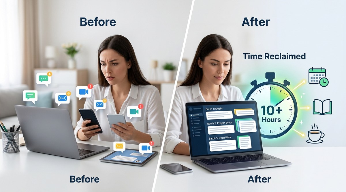 Batching Communication: The Secret to Reclaiming 10+ Hours Per Week in Distributed Teams