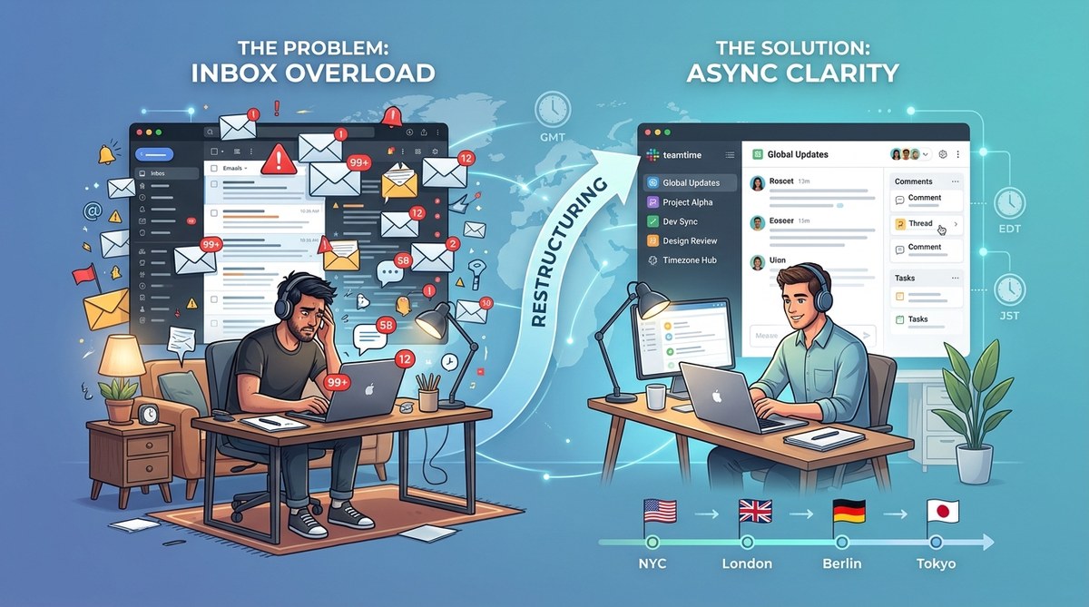 From Inbox Overload to Async Clarity: Restructuring Team Communication Channels
