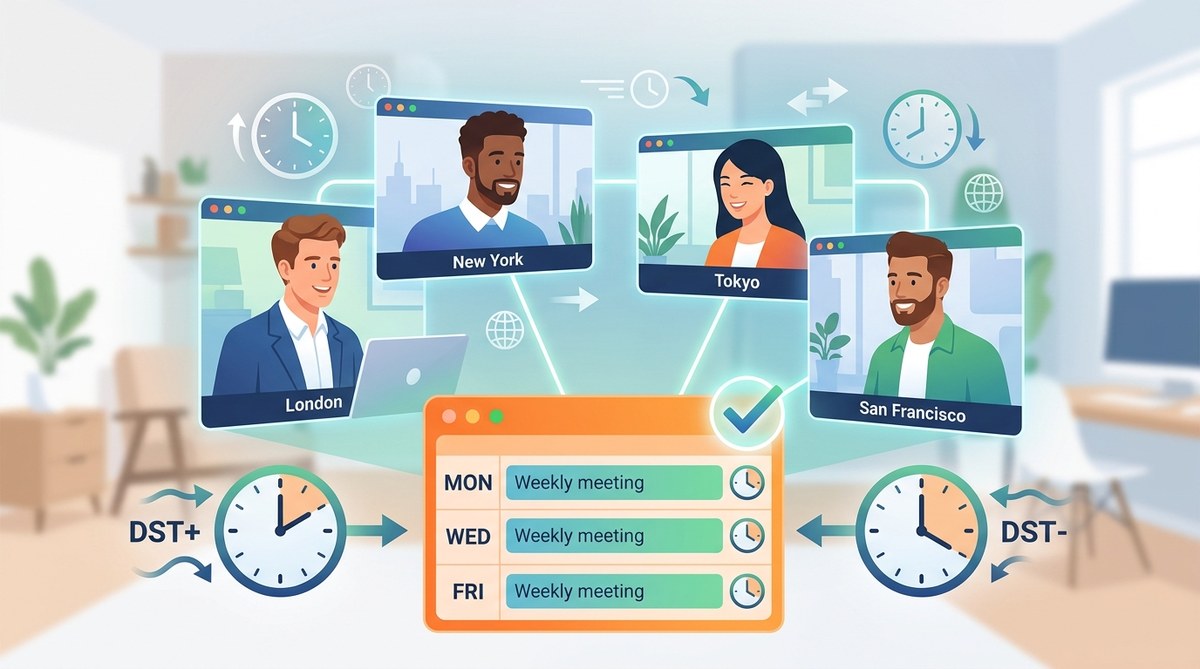 How to Schedule Recurring Meetings When Daylight Saving Time Keeps Changing