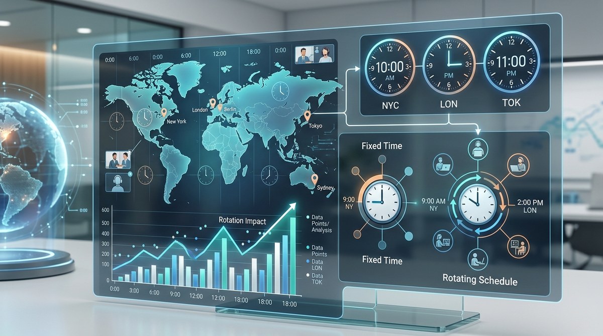 Should You Rotate Meeting Times? A Data-Driven Answer