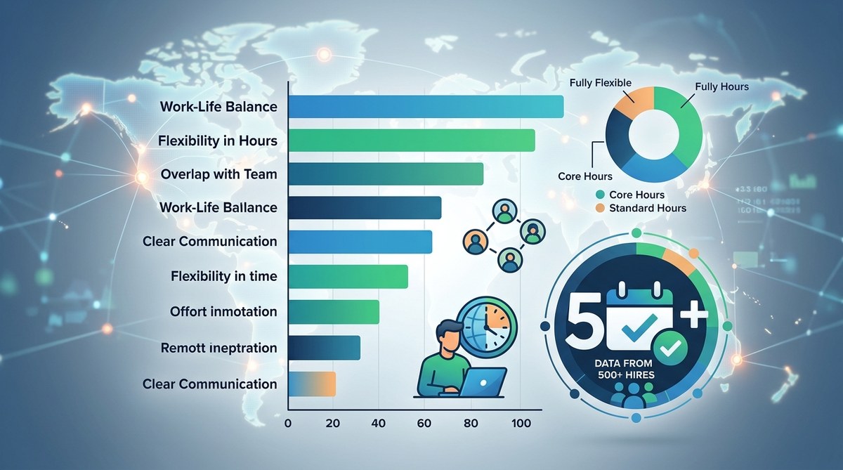 What International Candidates Really Want: Timezone Flexibility Data from 500+ Hires