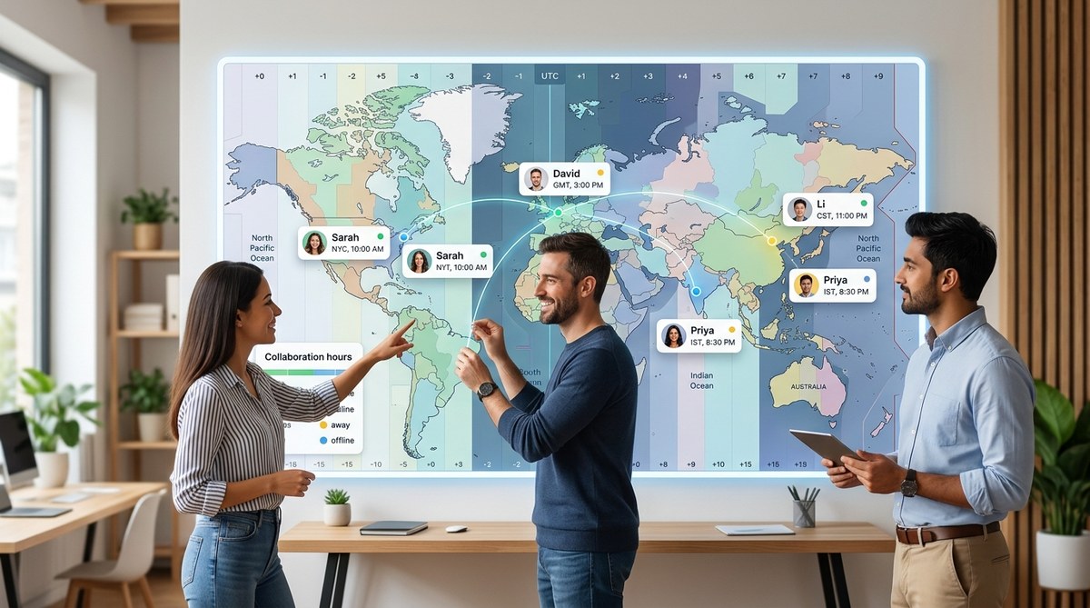 Create a Visual Time Zone Map Your Team Will Actually Use