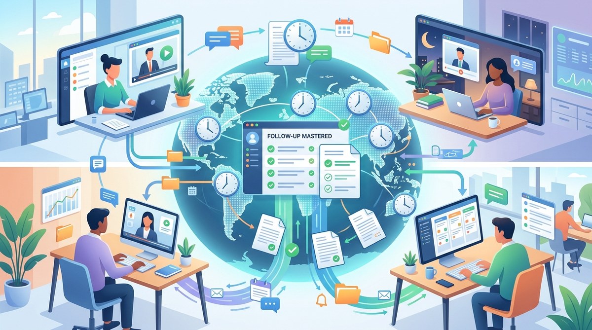 Mastering Asynchronous Meeting Follow-Ups for Global Teams