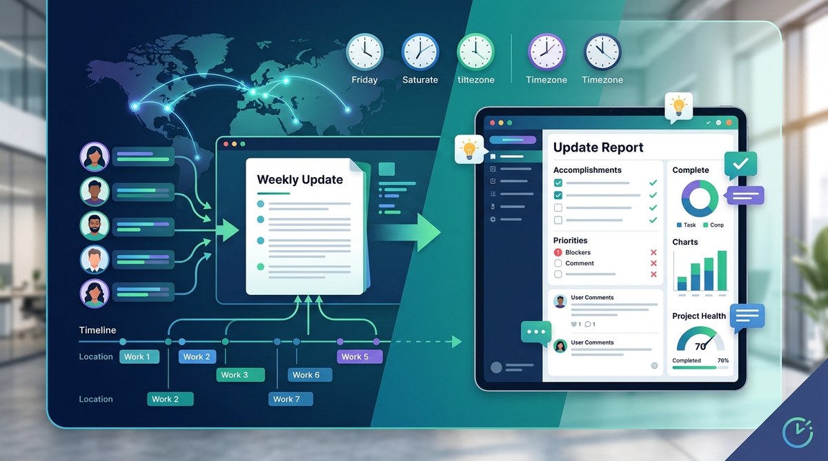 Why Your Async Team Needs a Weekly Written Update (and How to Do It Right)