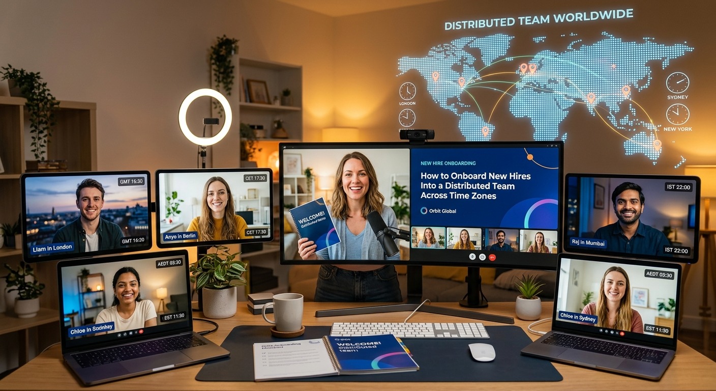 How to Onboard New Hires Into a Distributed Team Across Time Zones